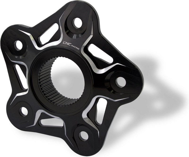 CNC Racing Rear sprocket flange 5 holes MV Agusta - Bicolor, Black/Silver | FL508BS