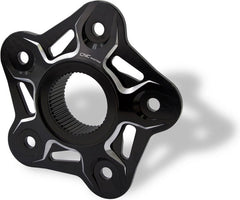 CNC Racing Rear sprocket flange 5 holes MV Agusta - Bicolor, Black/Silver | FL508BS