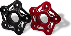 CNC Racing Rear sprocket flange 5 holes MV Agusta - Bicolor, Red/Silver | FL508RS