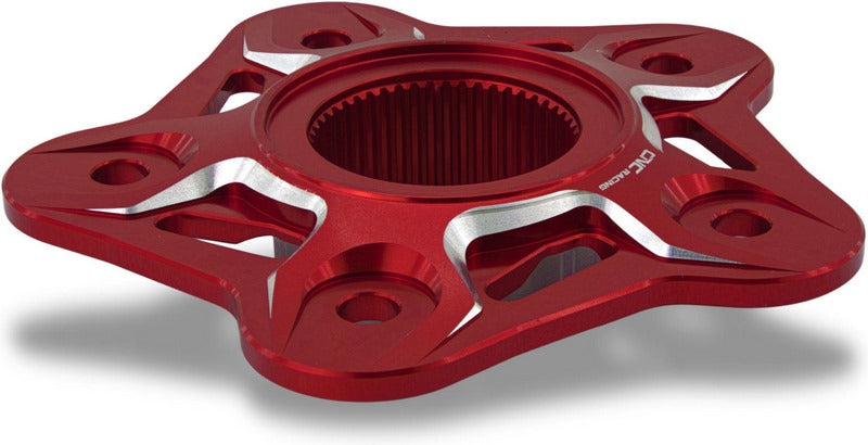CNC Racing Rear sprocket flange 5 holes MV Agusta - Bicolor, Red/Silver | FL508RS
