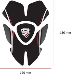 CNC Racing Fuel tank pad Ducati, Black | FP001B
