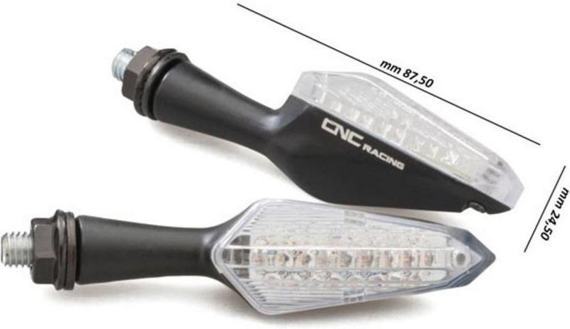 CNC Racing Turn indicator JET LED Approved, Black | ID015B