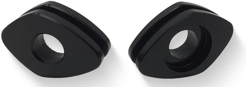 CNC Racing Turn Indicator - Mounting adapters license plate holder, Black | IDA50B