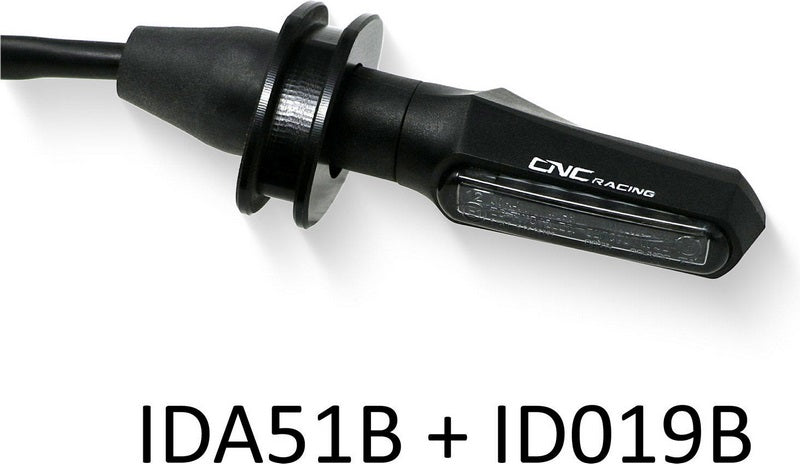 CNC Racing Turn Indicator - Mounting front adapters, Black | IDA51B