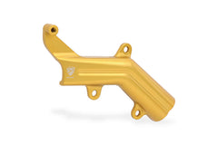 Brake lines cover with fluid tank bracket