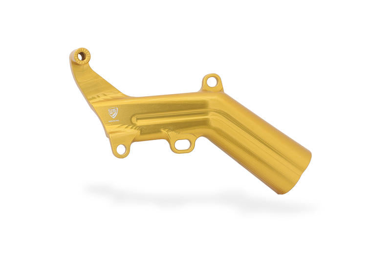 Brake lines cover with fluid tank bracket