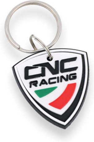 CNC Racing Keyring, White | KR001N