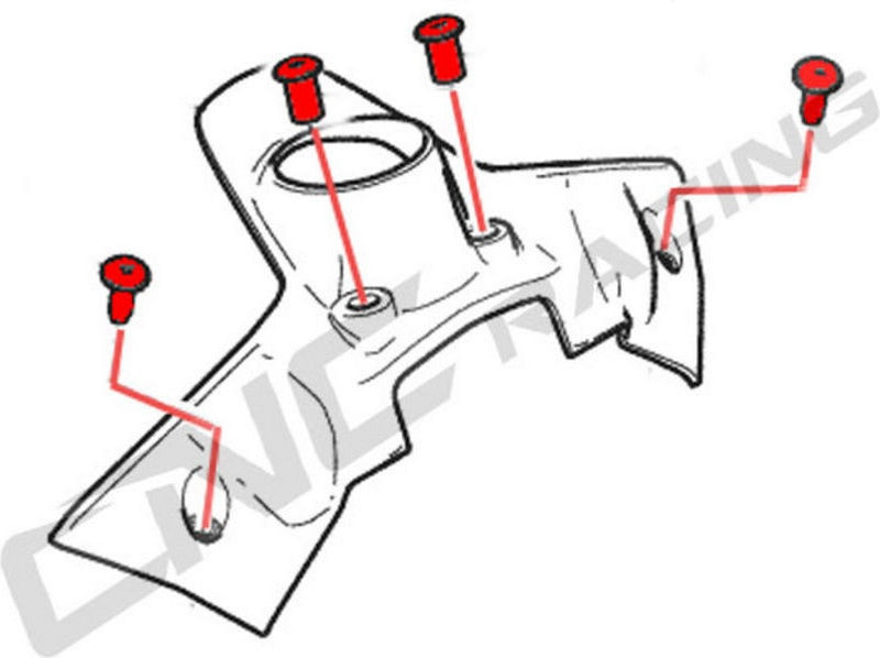CNC Racing Screws key guard Ducati SBK Panigale series | KV340