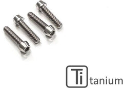 CNC Racing Screws set front axle clamp M6x25 (4 pcs) - Titanium, Titanium | KV371X
