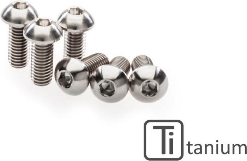 CNC Racing Screws set front brake disc M8x20 (6 pcs) - Titanium, Titanium | KV375X