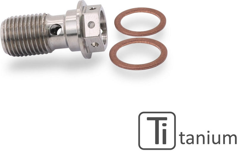 CNC Racing Oil hose single banjo screw M10x1.0 - Titanium | KV378X
