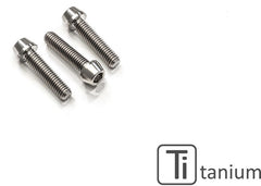 CNC Racing Screws set front sprocket cover M6x20 (3 pcs) - Titanium, Titanium | KV383X