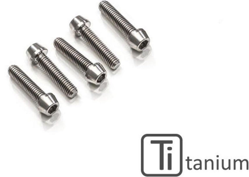 CNC Racing Screws top triple clamp M6x30/M8x30 (4/1 pcs) - Titanium, Titanium | KV386X