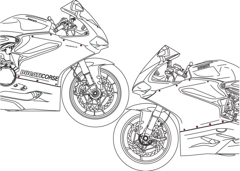 CNC Racing Screw kit fairing Ducati Panigale series | KV399