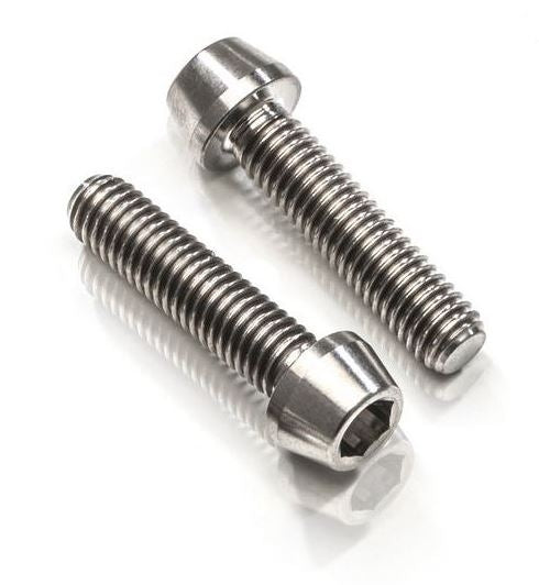 CNC Racing BREMBO MASTER CYLINDER CLAMP CNC Racing screw set (2 pcs) - Titanium, Titanium | KV428X
