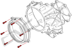 CNC Racing Clutch cover Ducati SBK Panigale series screw kit - Titanium, Titanium | KV430X