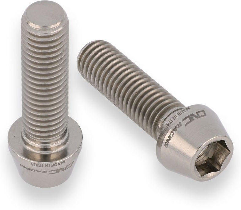 CNC Racing Rear Hub Swingarm Pinch Bolt (2 pcs) - TITANIUM, Titanium | KV437X
