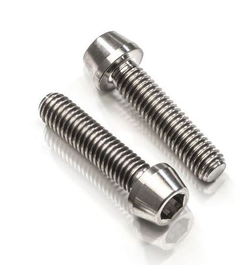 CNC Racing SCREWS HANDLEBAR CLAMP SET M8X25 (2 PCS) - TITANIUM, Titanium | KV439X