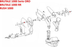 CNC Racing Silencer bracket screw collar Ducati | KV452