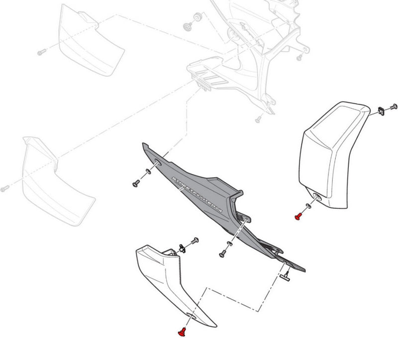 CNC Racing Screw kit radiator side panels Ducati | KV456