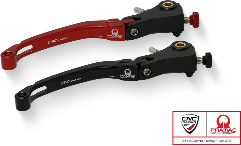 CNC Racing Brake lever Race - folding Pramac Racing Limited Edition, Black | LBR04BPR