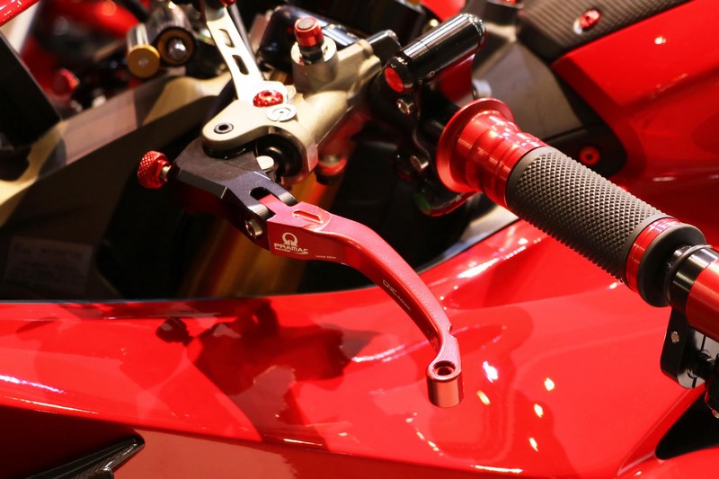 CNC Racing Clutch lever Race - folding Pramac Racing Limited Edition, Red | LCR12RPR