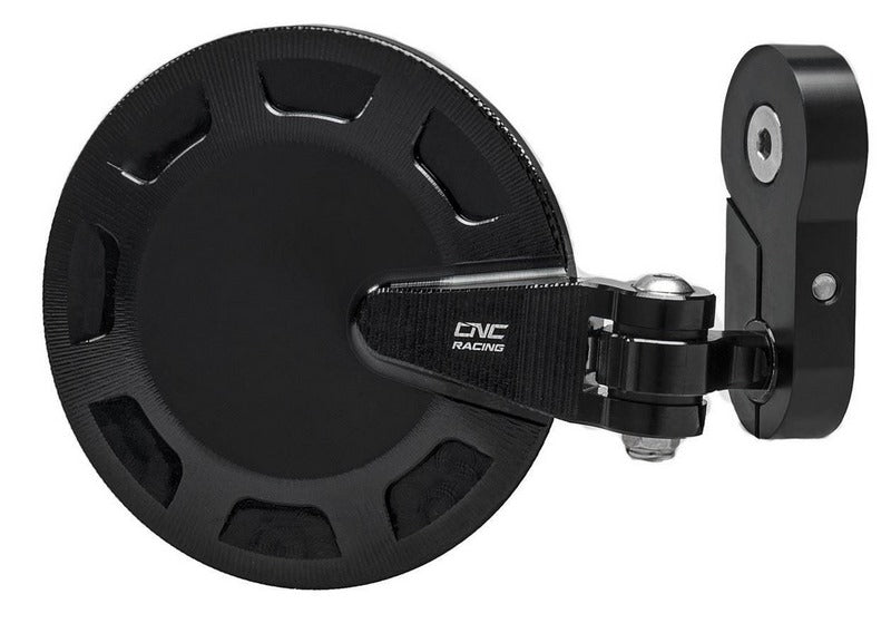 CNC Racing Bar end mirror Rocket right, Black | MR701B