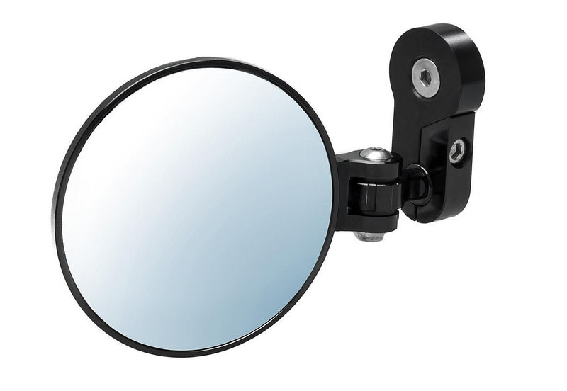 CNC Racing Bar end mirror Rocket - left, Black | MR702B