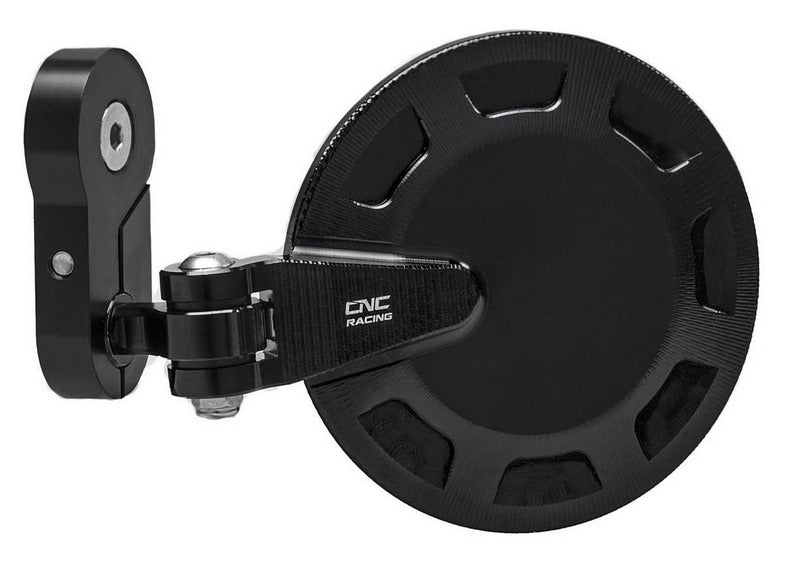CNC Racing Bar end mirror Rocket - left Ø 94.5mm, Black | MR704B