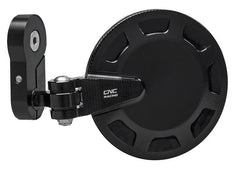 CNC Racing Bar end mirror Rocket - left Ø 94.5mm, Black | MR704B