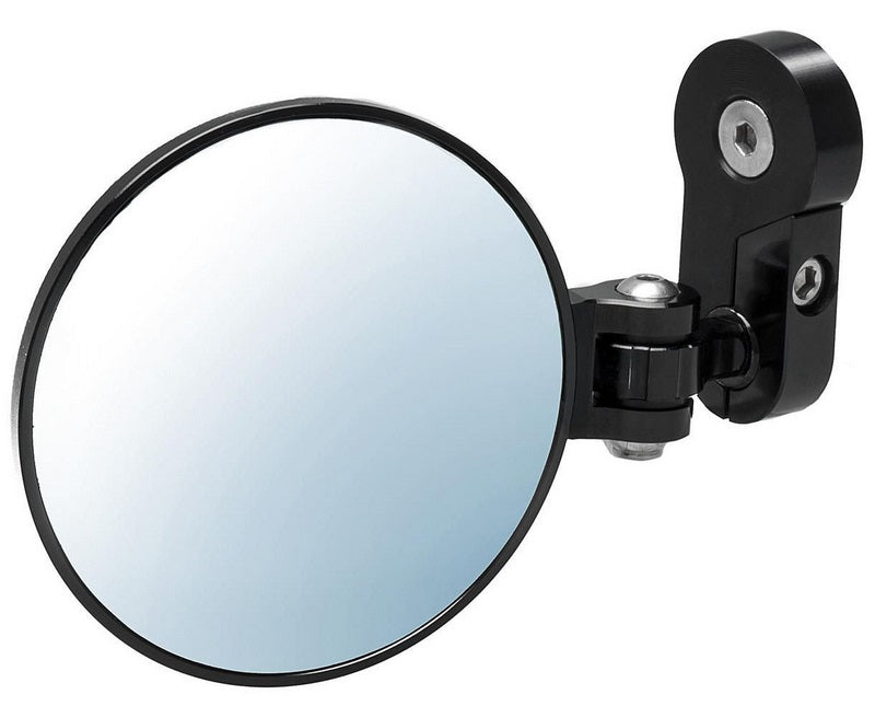 CNC Racing Bar end mirror Rocket - left Ø 94.5mm, Black | MR704B