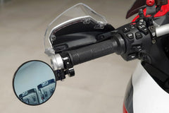 Adapter for bar-end mirrors on, Black