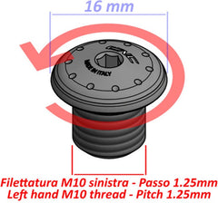 CNC Racing Mirror Blanking Plug M10 LH | MRA12