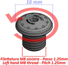 CNC Racing Mirror Blanking Plug M8 LH | MRA14