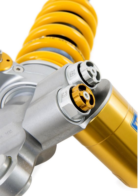 CNC Racing Mono Ohlins DU468 Shock TTX GP Ducati Panigale V4, Silver | OH468S