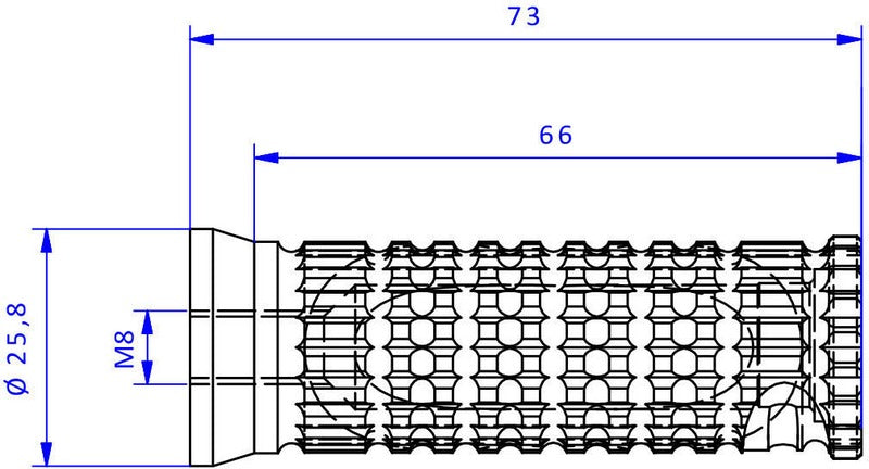CNC Racing Footpegs - Fixed Universal M8/M6 | PC106