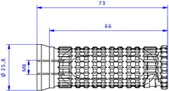 CNC Racing Footpegs - Fixed Universal M8/M6 | PC106