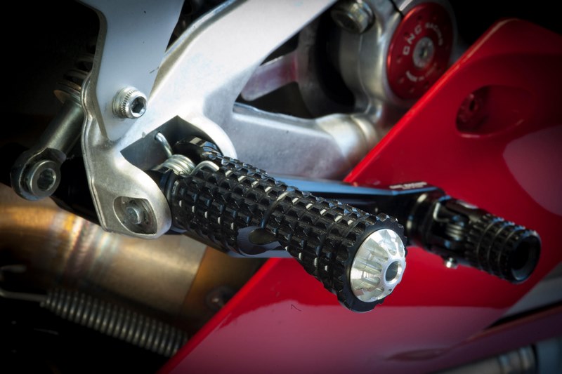 CNC Racing Footpegs for stock rearsets driver Ducati MV Agusta | PC110