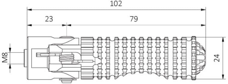 CNC Racing Footpegs folding universal - Comfort | PC120