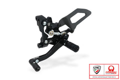 Adjustable rearsets, Black