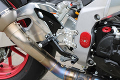 CNC Racing REAR SETS ADJUSTABLE FOR APRILIA RSV4 - TUONO | PE500
