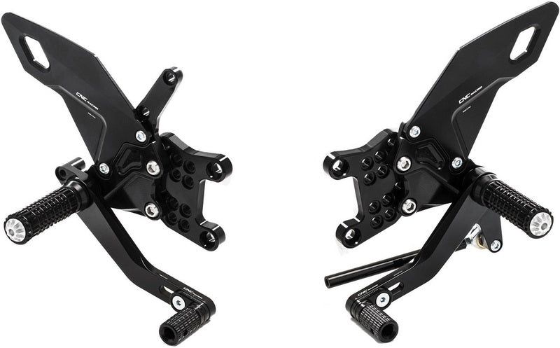 CNC Racing REAR SETS ADJUSTABLE EASY FOR APRILIA RSV4 - TUONO | PE506