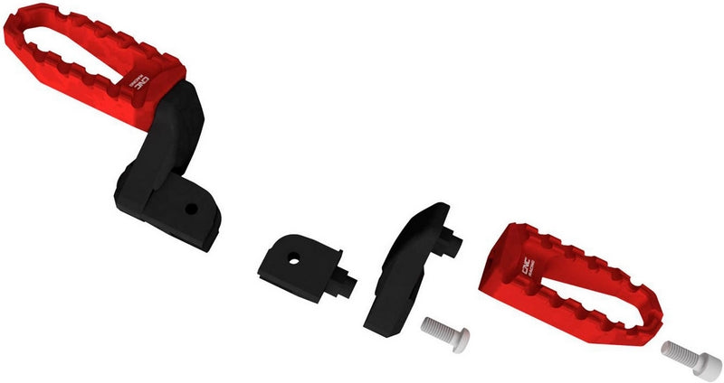 CNC Racing Riser 30 mm kit for footpegs EASY and TOURING driver, Black | PEA51B