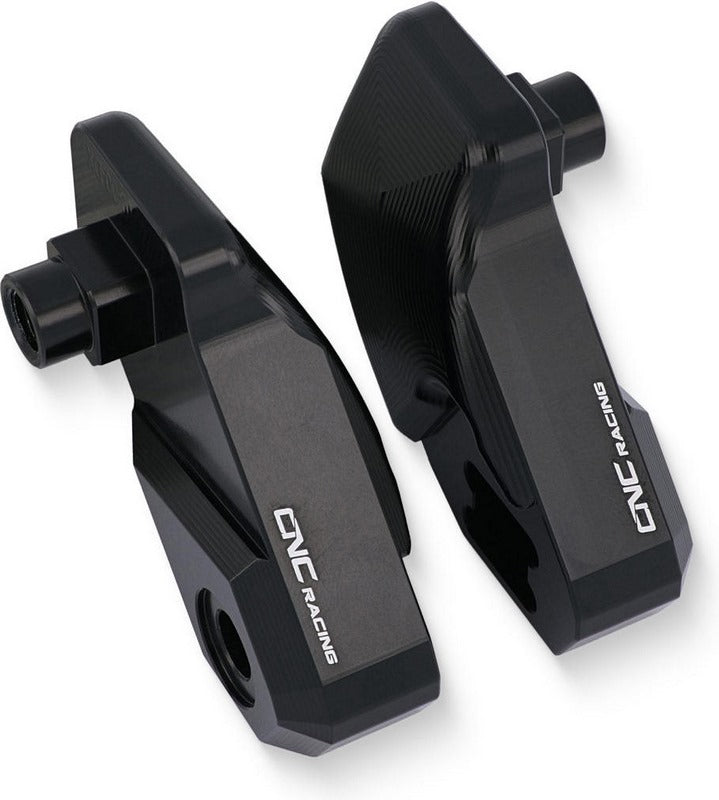CNC Racing Riser 30 mm kit for footpegs EASY and TOURING driver, Black | PEA51B