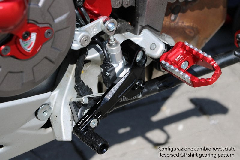 CNC Racing Gear/Rear brake levers kit Ducati Multistrada - SLIDE | PEC02
