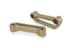 Rear footrest blanking plates