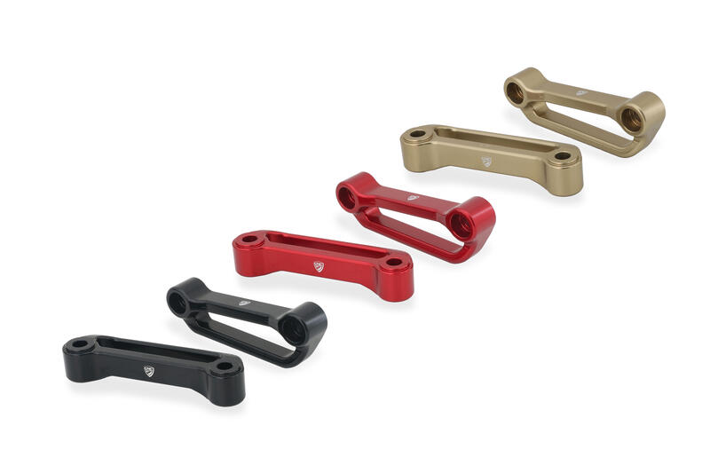 Rear footrest blanking plates