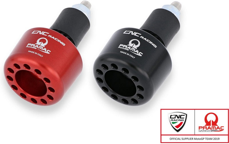 CNC Racing Handlebar cap left side Pramac Racing limited Edition, Red | PL001RPR