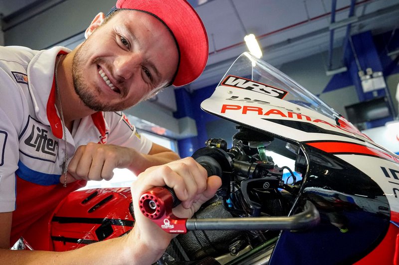 CNC Racing Brake-Guard Race Pramac Racing limited edition - Protection front brake lever , Red | PL100RPR