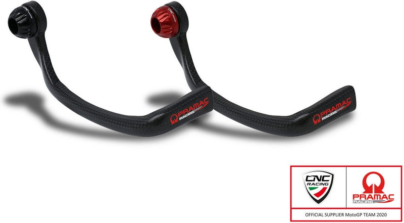 CNC Racing Brake-Guard Carbon Race - Protection front brake lever matt carbon Pramac Racing Limited Edition, Black | PL150YBPR